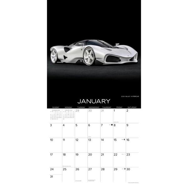 Dream Cars Calendar 2027, Wall Calendars, Month To View, Transport, Gift