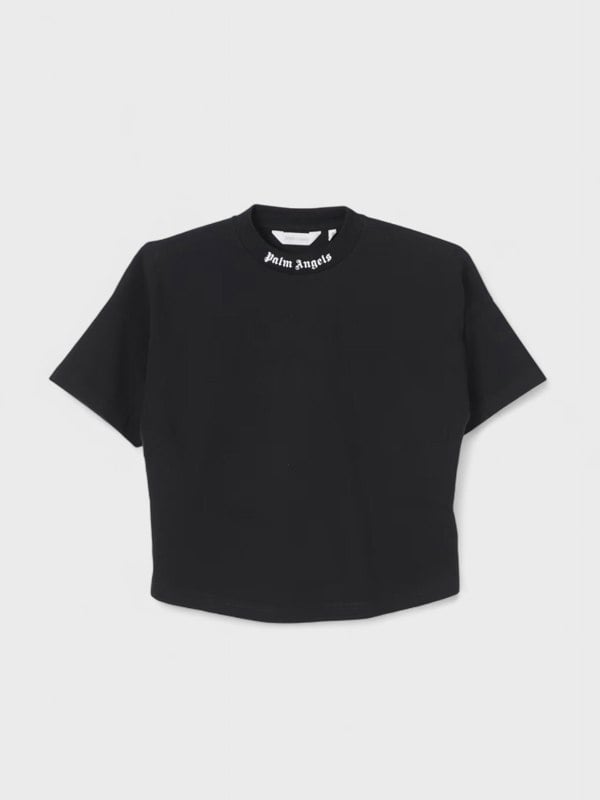 Palm Angels Kids Classic Logo Over Shirt Black