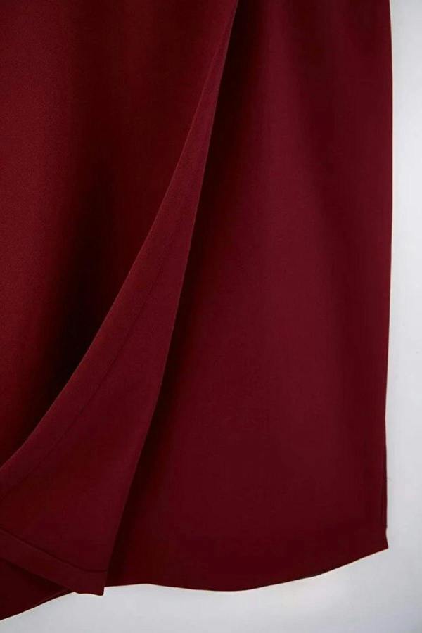 WOVCOR Sleeveless Woven Midi Plus Size Dress