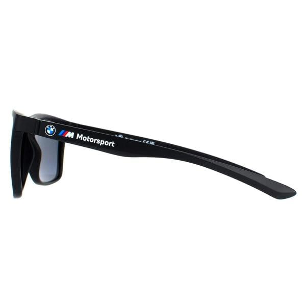 BMW Motorsport Sunglasses BS0015 02D Matte Black Smoke Polarized