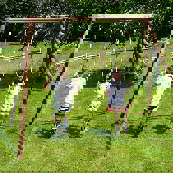 Soulet Alizee Double Wooden Swing Set