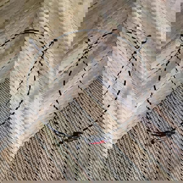 Samuel Alexander 2 Pack of Tom Chambers Cottage Heavy Duty Black Metal Steel Herbaceous Garden Plant Support Ring Large 80cm x 45cm