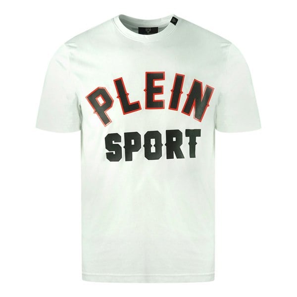 Plein Sport Block Logo T-Shirt - White