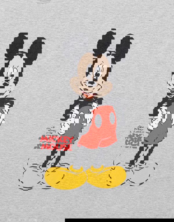 Disney Boys Grey Mickey Mouse Short Sleeved T-Shirt
