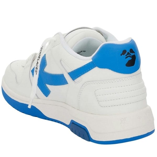 Off-White Blue Tag Out Of Office White Calf Leather Sneakers