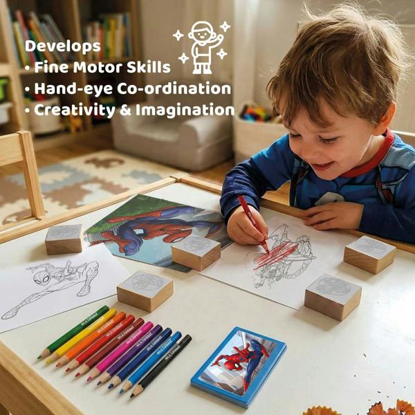Multiprint Spider-Man Travel Set by Multiprint – Kids Activity & Craft Set