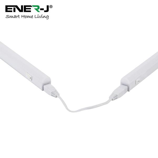 ENER-J Linkable cable for T5 Batten Light, 30cms(Pack of 4)