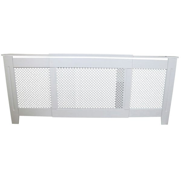 Monstershop Adjustable Radiator Cover MDF - White (1400mm - 1920mm)