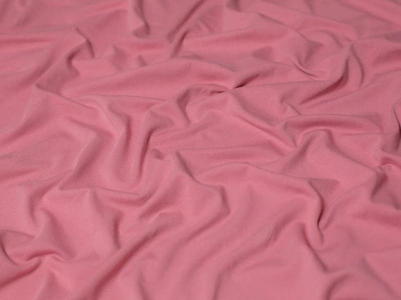 Minerva Core Range Minerva Heavy Cotton Jersey Stretch Knit Fabric - Plain Design Dressmaking Fabric, 160 cm / 63" Wide - per metre