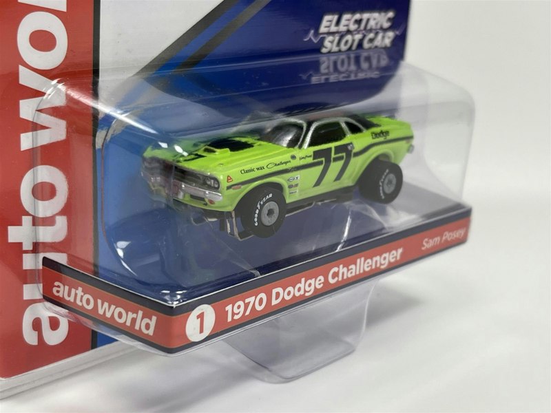 Auto World Slot Cars 1970 Dodge Challenger Sam Posey Thunderjet Ultra G HO Slot Car SC357-1