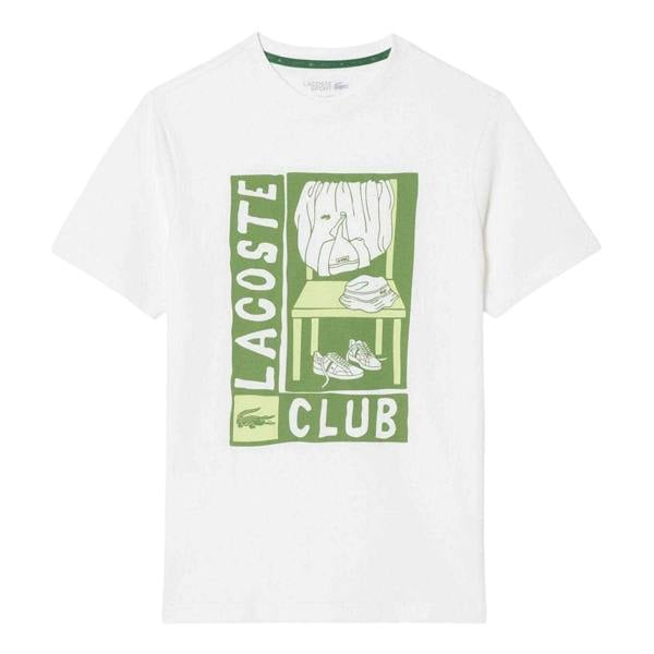 Lacoste Mens Club T-Shirt - White - 