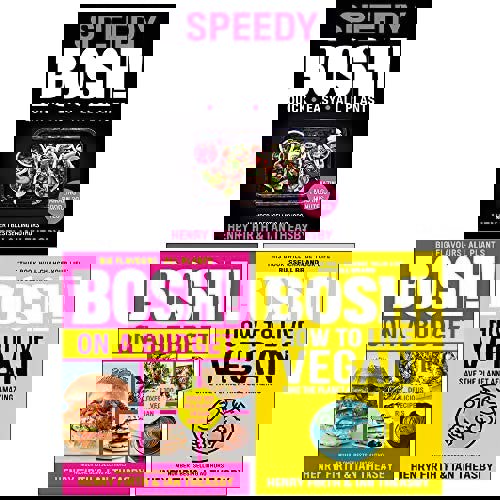 Speedy BOSH [Hardcover], BOSH on a Budget, BOSH How to Live Vegan By Henry Firth and Ian Theasby 3 Books Collection Set