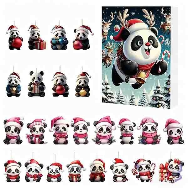 Leaper Cute Panda Hanging Decoration Christmas Calendar Blind Box