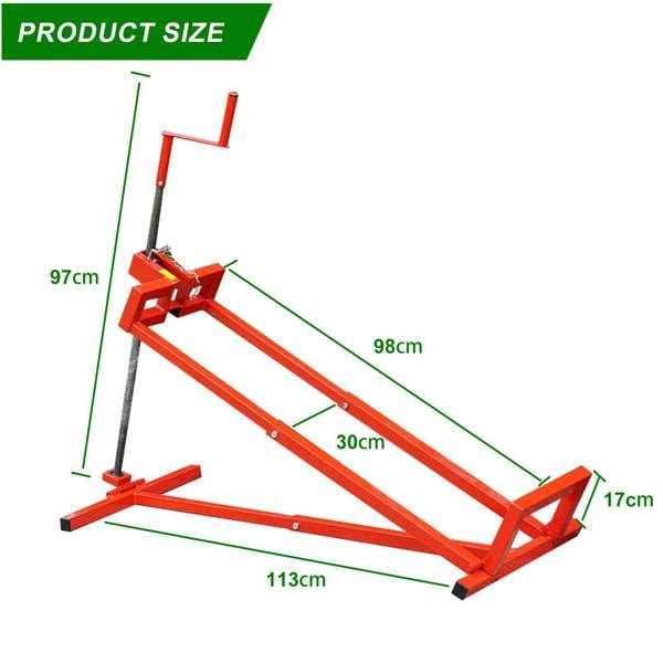 Gr8 Garden Lawn Ride on Mower Lifter Telescopic Jack for Garden Tractor Lift Ramp Max 400kg