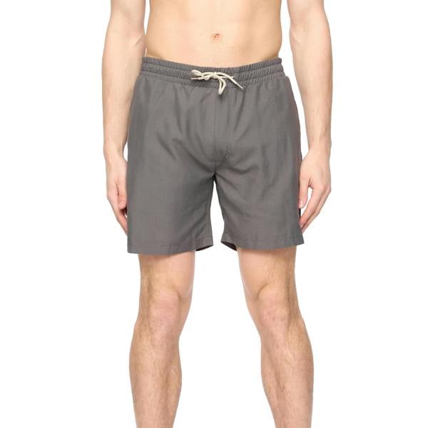 Crosshatch Mens Wabasso Swim Shorts - Charcoal - 
