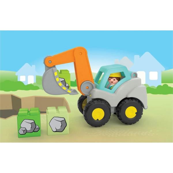 Playmobil JUNIOR: Shovel Excavator - 71684 Playset