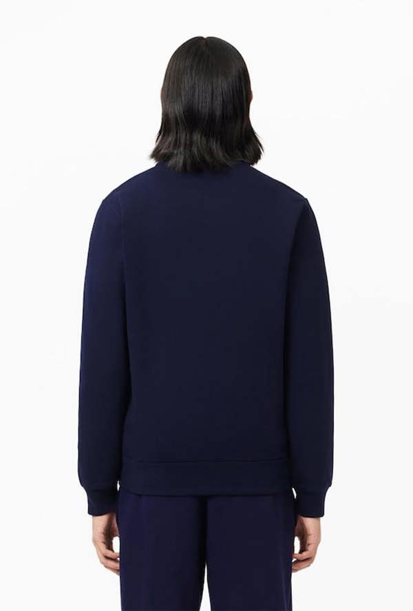 Lacoste Men's Zip-Up High Neck Fleece Sweatshirt