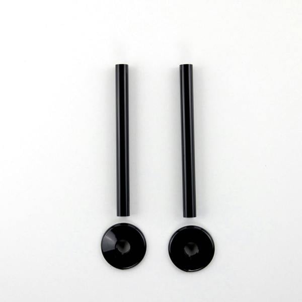 Flode 15mm Pipe Covers and Collars | 2 pack | Black