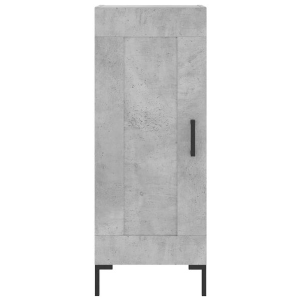 Berkfield Highboard Concrete Grey 34.5x34x180 cm Engineered Wood