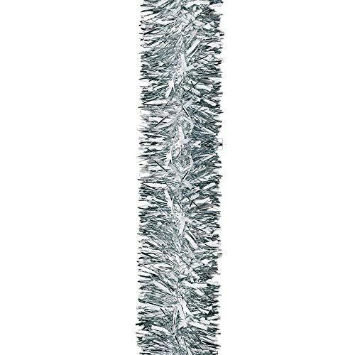 Silver Christmas Tinsel Garlands in Pack Sizes for Trees, Home and Seasonal Displays image 4