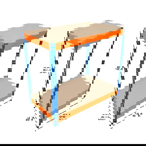 Monster Racking S-Rax 2 Tier Workbench - 90cm x 60cm x 90cm