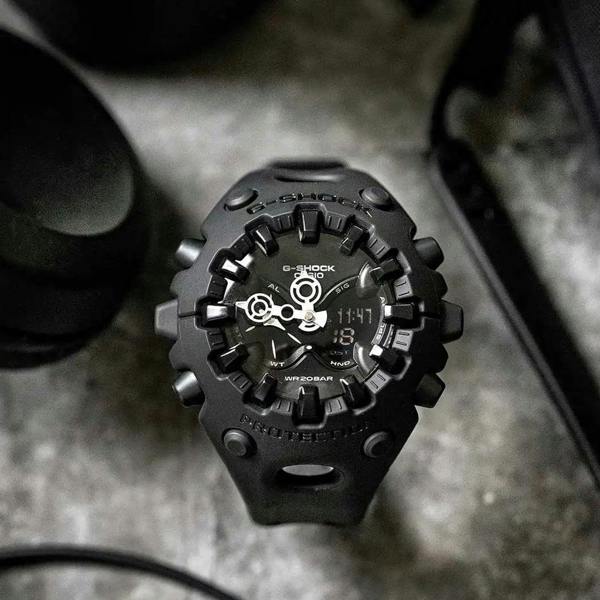 Casio Mens G-Shock Cool Eyes Black Dual Display Watch GA-V01-1AER