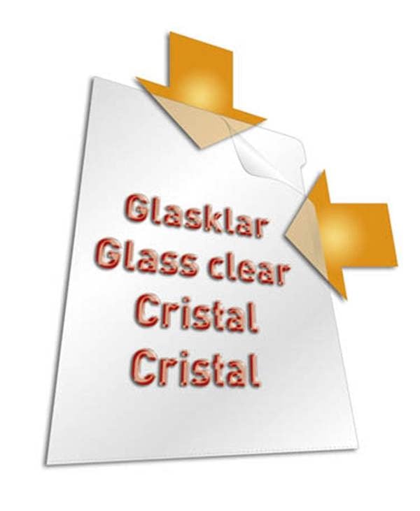 Durable Plastic Cut Flush Document Wallet Folder | 100 Pack | A4 Clear