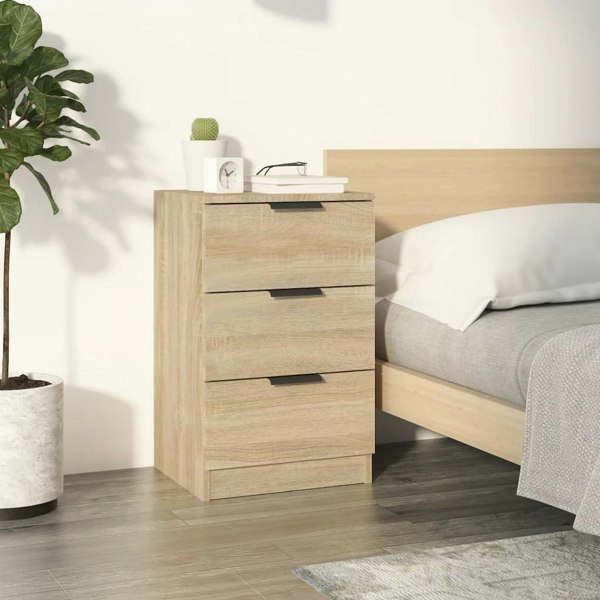 Berkfield Bedside Cabinet Sonoma Oak 40x36x65 cm