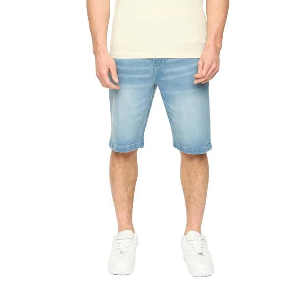 Crosshatch Mens Kamaline Denim Shorts - Light Wash - 