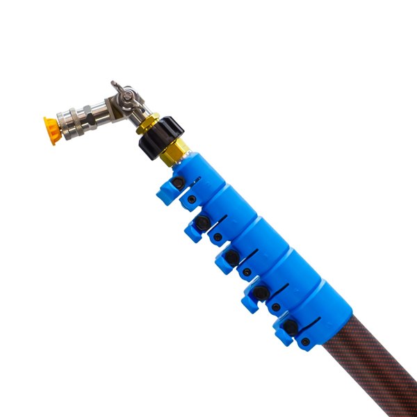 Venom 18ft Power Pole for Pressure Washers – Hybrid (50% Carbon / 50% Fibreglass)