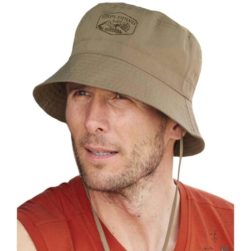 Atlas For Men Mens Explorer Bucket Hat - Beige