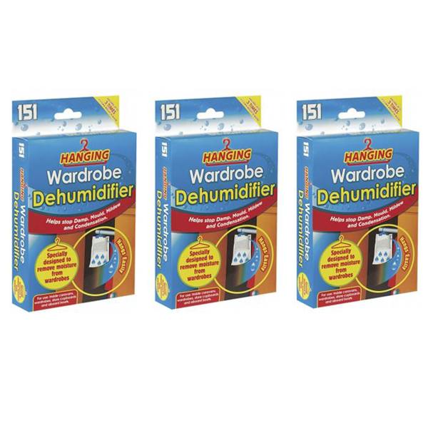 151 3X Hanging Wardrobe Dehumidifier