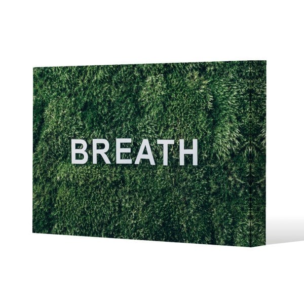 Benjamin Tate Design Wellness Breath (Canvas Print)