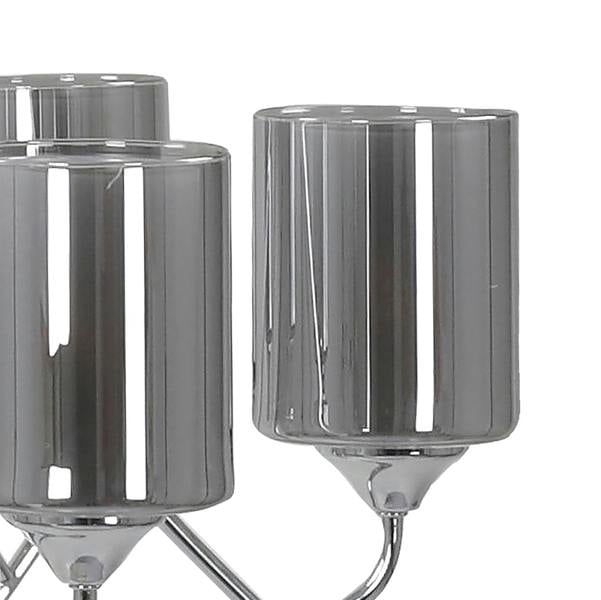 Pagazzi Lighting Ashton 6-Light Polished Chrome Chandelier Ceiling Light