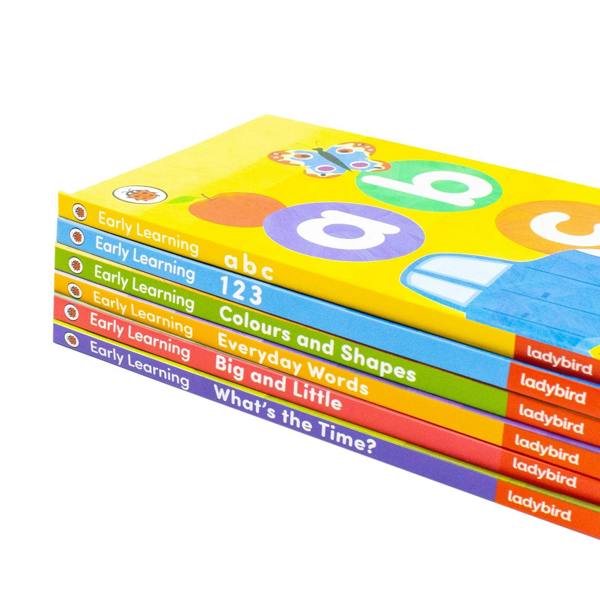 Ladybird Early Learning Library 6 Books Tuck-Box Set for Toddlers and Preschoolers