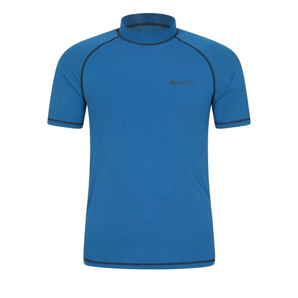 Mountain Warehouse Mens UV Protection Rash Top - Blue
