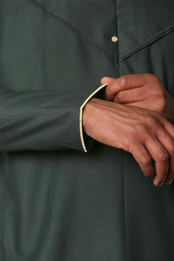 Infinity Leather Men's Omani Eid Thobe  Saudi Emirati Jubba Robe