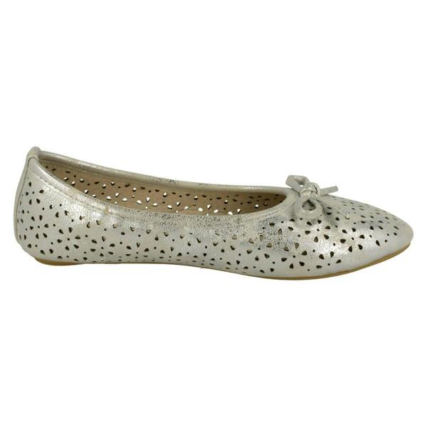 Spot On Girls Spot On Cut Out Detail Ballerina Flats
