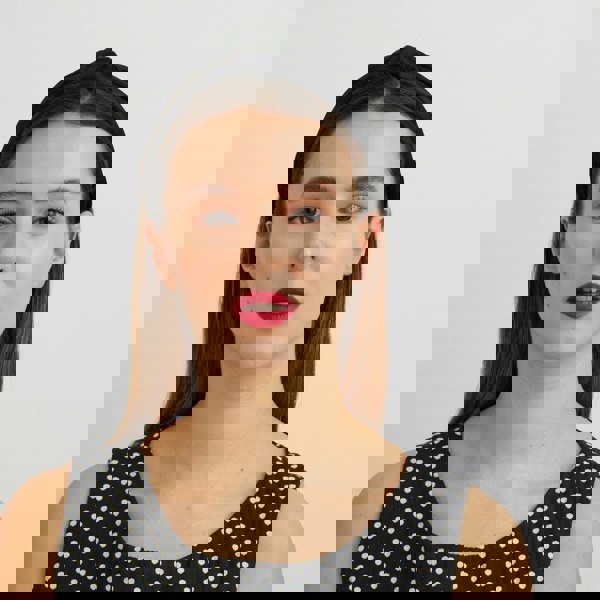 black knot headband styled