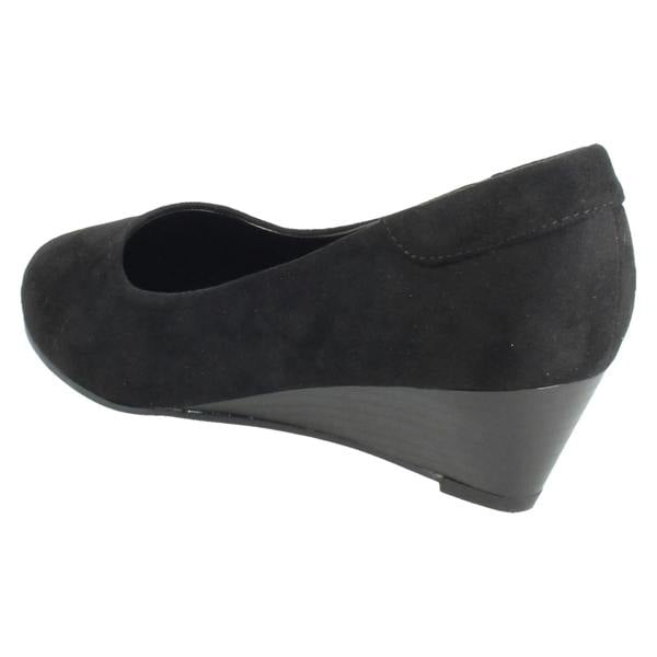 Spot On Ladies Spot On Wedge Heel Shoes F90157