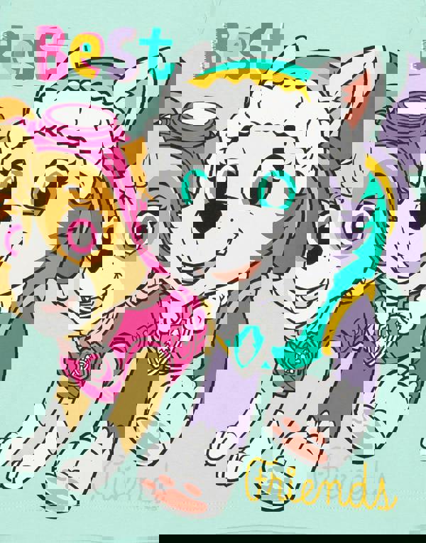 Paw Patrol Girls Blue Skye & Everest Short Sleeve Short Leg Pyjama Set