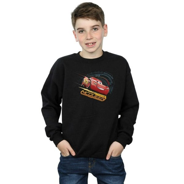 Disney Boys Cars Lightning McQueen Sweatshirt - Black