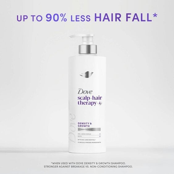 Dove Scalp + Hair Therapy Conditioner 6x700ml, Density & Growth - Zinc & Biotin
