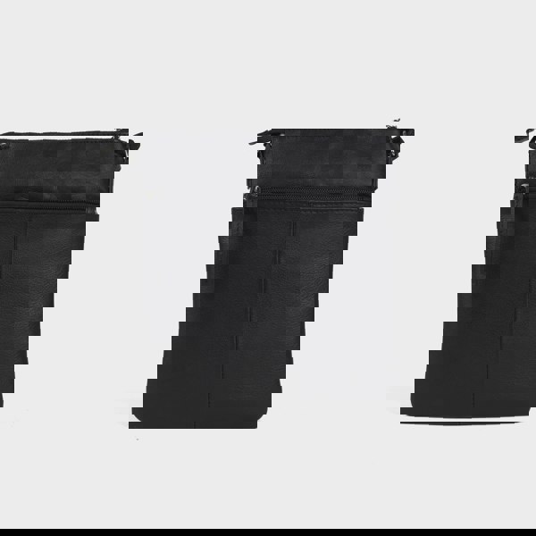 Assots London 'AMBA' Black Soft Nappa Full Grain Real Leather Crossbody Bag