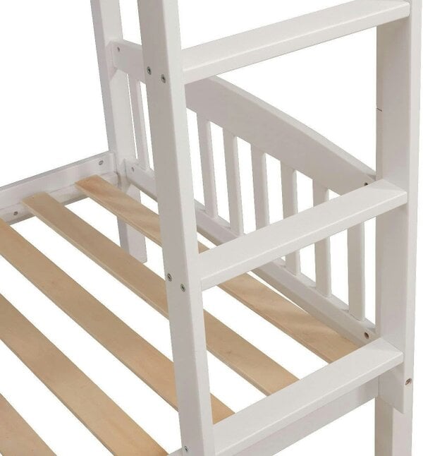 Kosy Koala Bunkbed Kids white 3ft twin wooden bunk bed with 2 mattresses childrens bedroom furniture