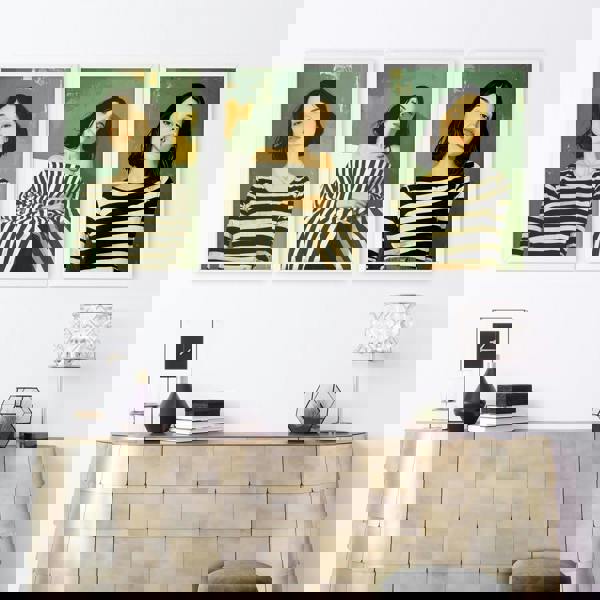 Art Print For Living Room | Set of 3 Boho Women Wall art Prints