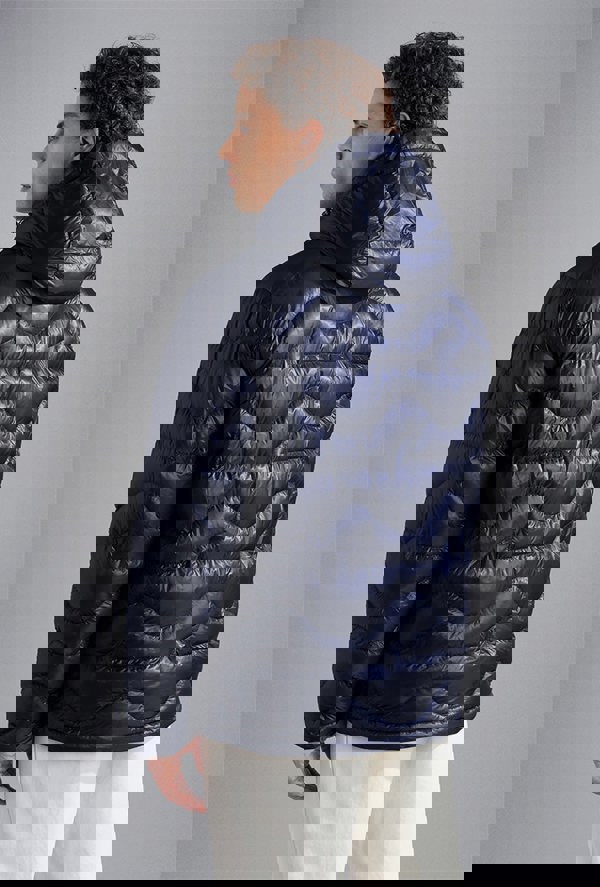 Paul & Shark Men's Monogram Nylon Jacket - Navy