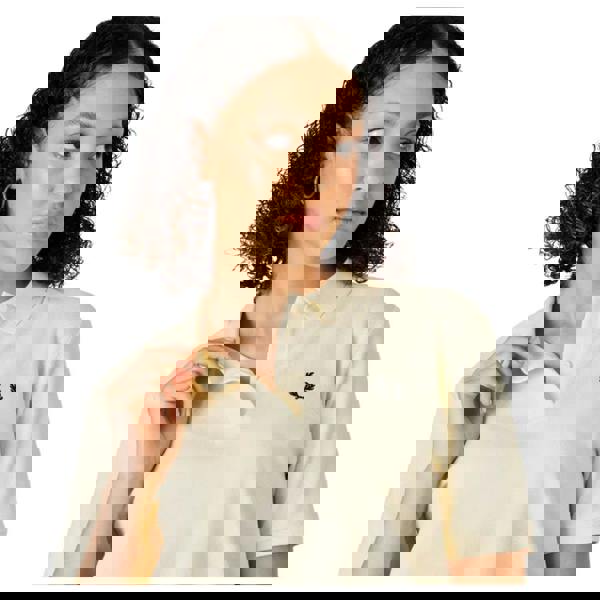 Fred Perry Mens Logo Polo Shirt - Cream - 