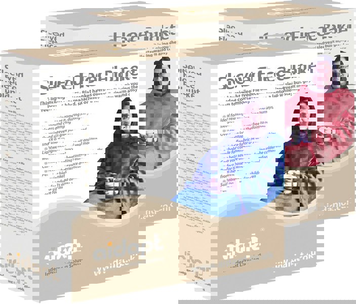 Aidapt Sleeved Fleece Blanket Blue