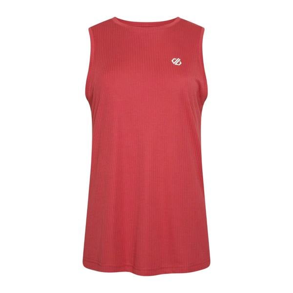 Dare 2B Womens/Ladies Ribbed Relaxed Fit Vest Top - Earth Rose - 